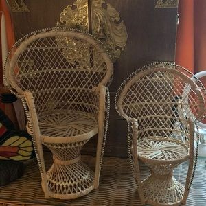 Peacock plant chairs